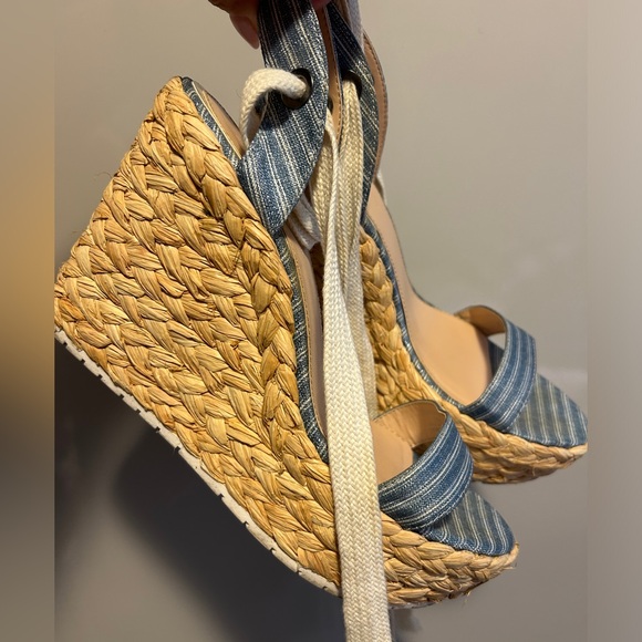 Zara Woman Platform Wedge Sandals 40 - Picture 12 of 12